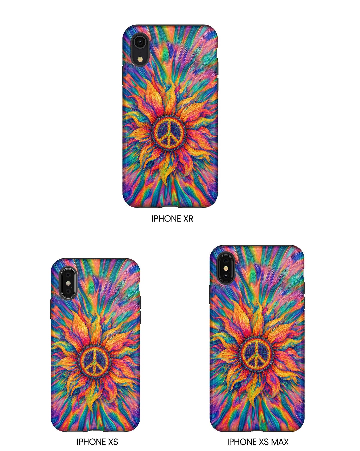 SUNFLOWER PEACE BURST PHONE CASE - TLTW2906268