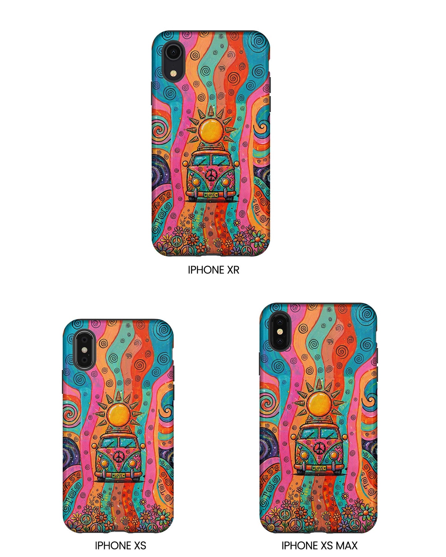 HIPPIE BUS SUN RETRO PHONE CASE  - TLTW2804262