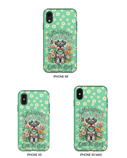 WHISPER WORDS OF WISDOM LET IT BE SCHNAUZER PHONE CASE - TY0405261