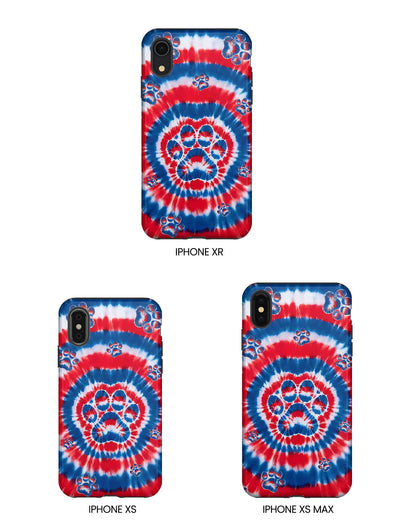 RED WHITE AND BLUE PAW PHONE CASE - TYQY2004253