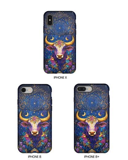 HIPPIE MAGIC COW  PHONE CASE - TLNT2304262