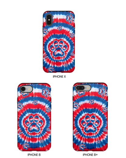 RED WHITE AND BLUE PAW PHONE CASE - TYQY2004253