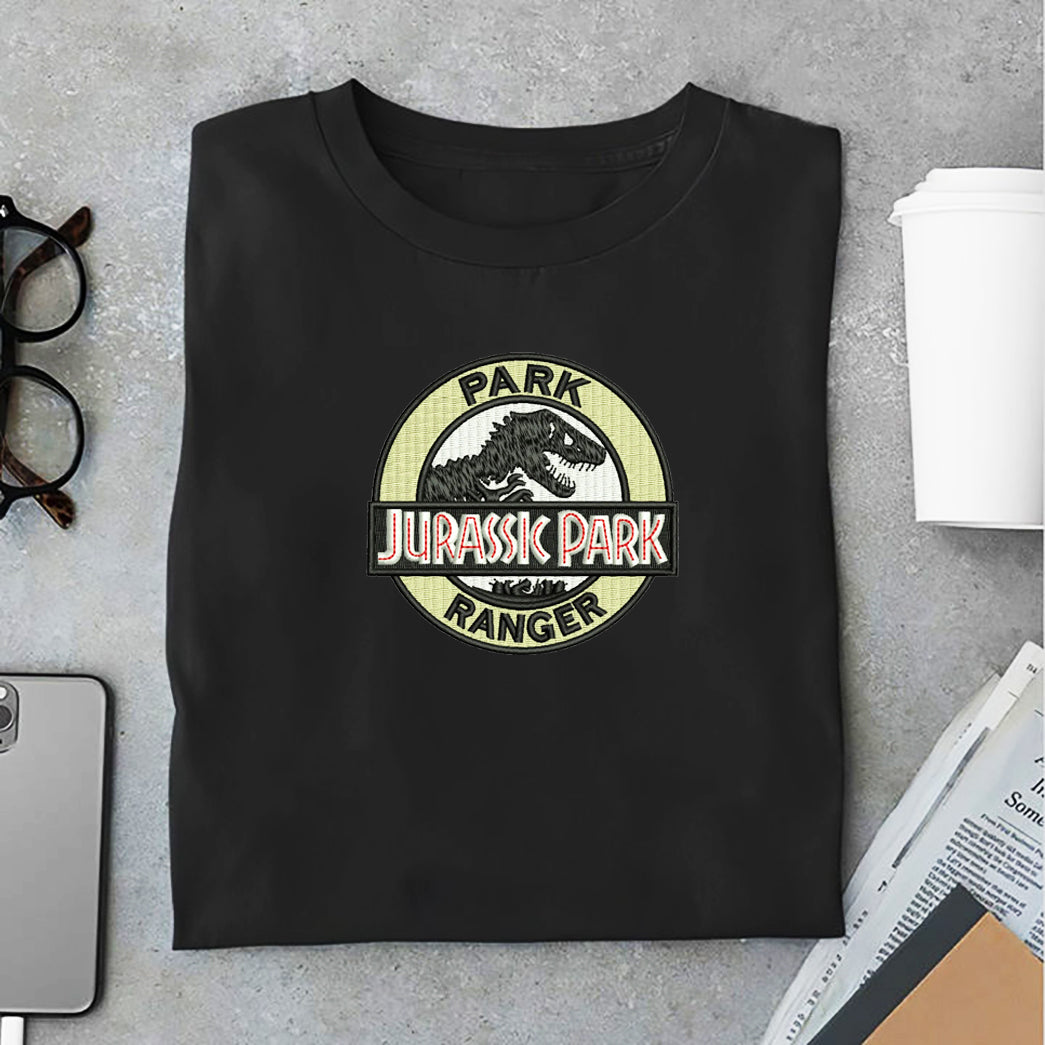 Embroidered Jurassic Park Classic Shirt