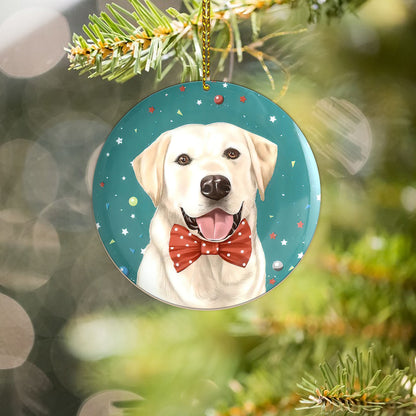Labrador Retriever Custom Pet Dog Cat Ceramic Ornament