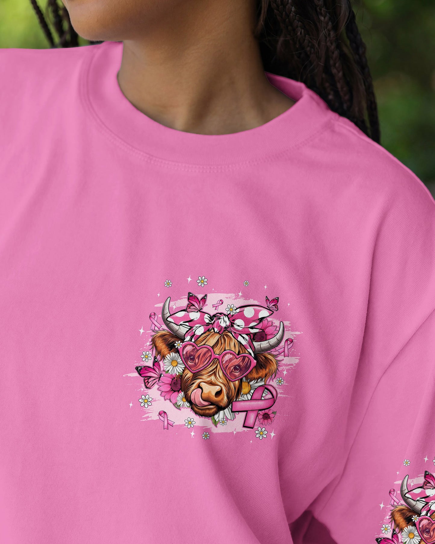 IN OCTOBER WE WEAR PINK COW BREAST CANCER AWARENESS ALL OVER PRINT - TYQY2906261