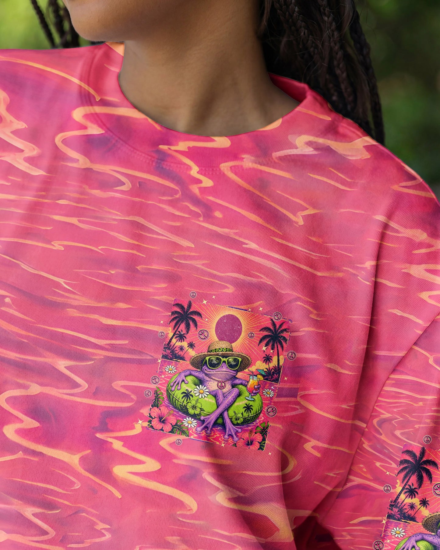 JUST BREATHE FROG ALL OVER PRINT - TYPQ0807261