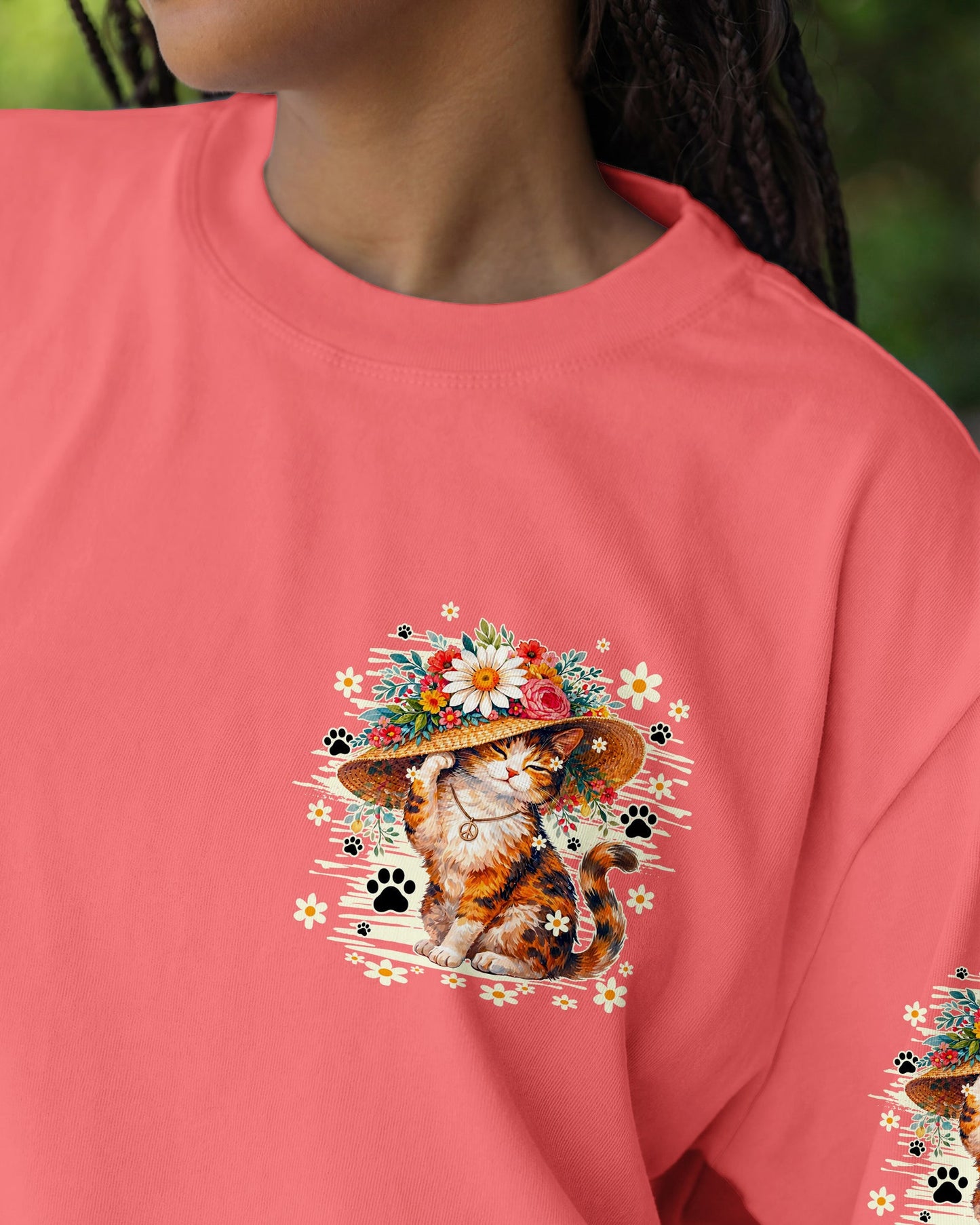WHISPER WORDS OF WISDOM LET IT BE CAT ALL OVER PRINT - TY1105261