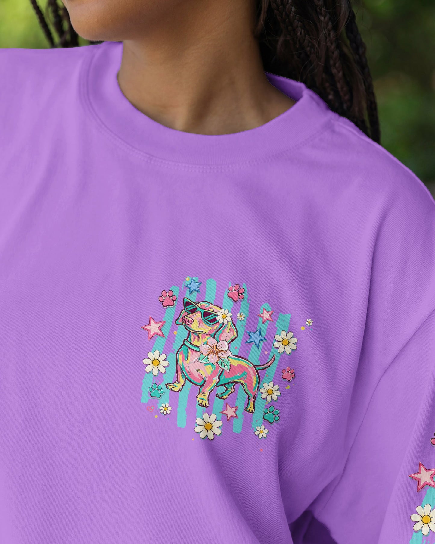 LESS MEANIES MORE WEENIES DACHSHUND DOG  ALL OVER PRINT - TLTW2005261