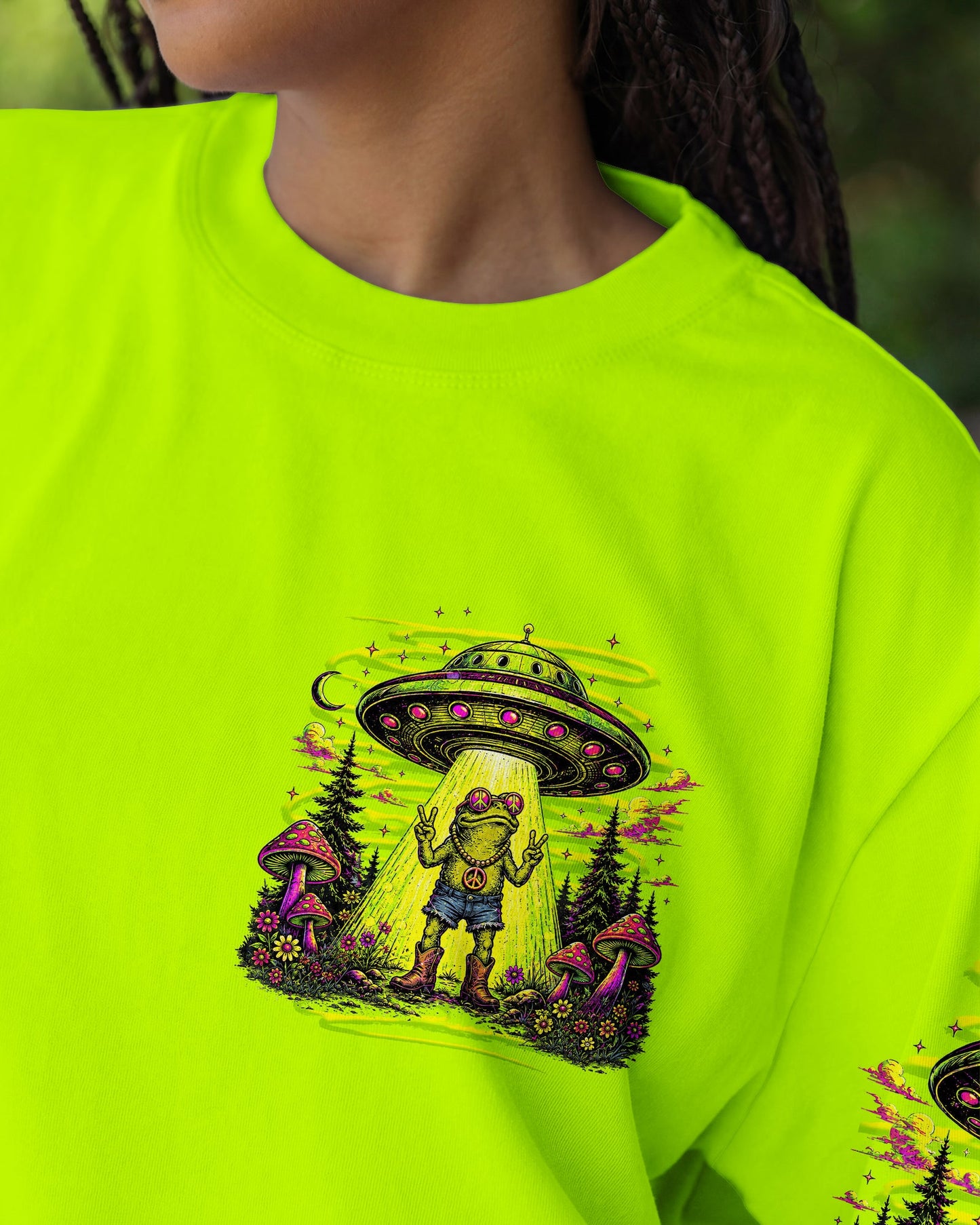 GOTTA GO VIBES ARE OFF FROG ALL OVER PRINT - TLNT1906261