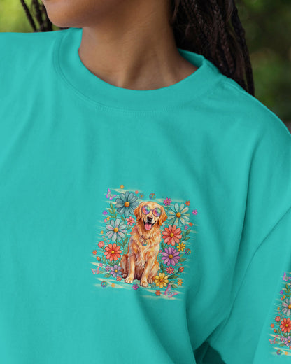 DON'T WORRY BE HAPPY GOLDEN RETRIEVER ALL OVER PRINT - TYLN0405262