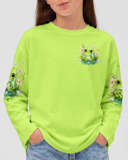 BE YOU THE WORLD WILL ADJUST FROG KIDS ALL OVER PRINT - TLTW1512234