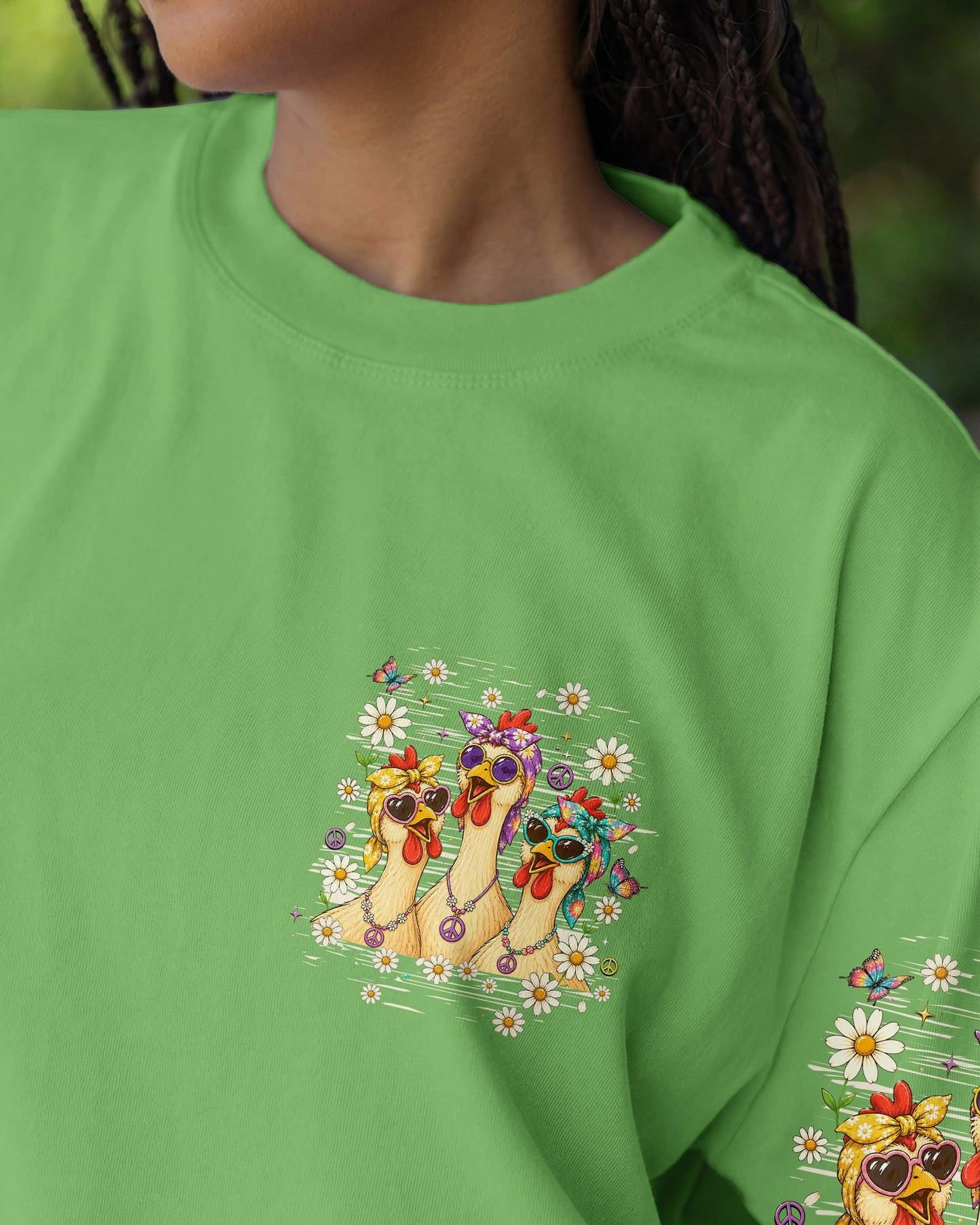 GOOD TIMES CRAZY FRIEND CHICKEN ALL OVER PRINT - TLHN0207261