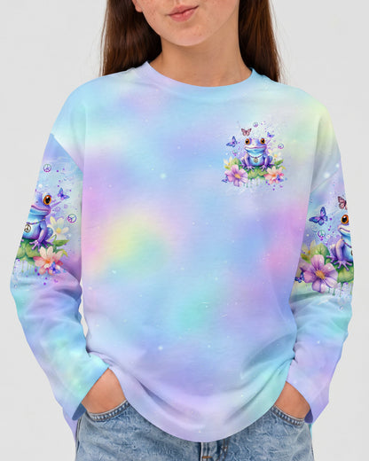 BE YOU THE WORLD WILL ADJUST FROG KIDS ALL OVER PRINT - YHDU1812237