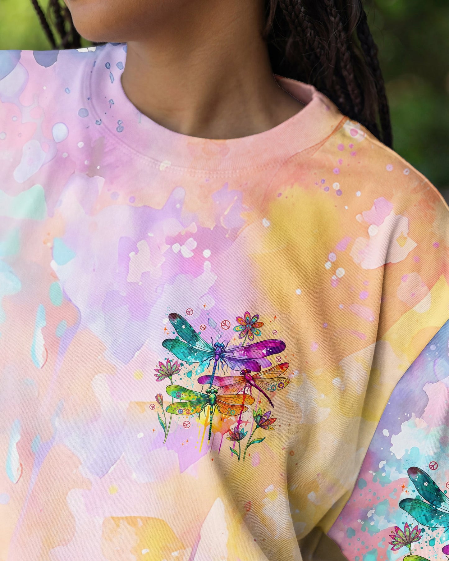 JUST BREATHE DRAGONFLY ALL OVER PRINT - TYPQ1205262
