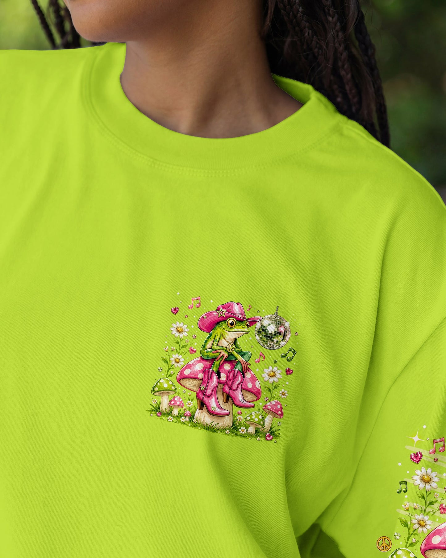 LET'S GO GIRLS FROG ALL OVER PRINT  - TLNO2705262