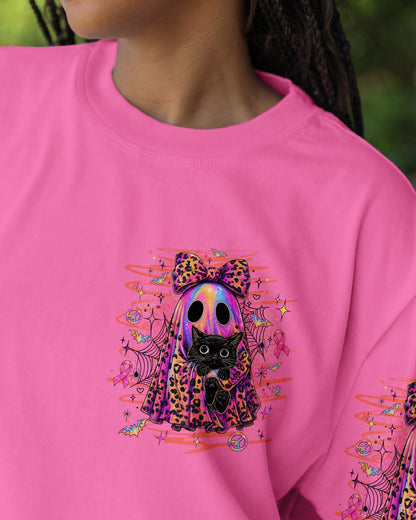 IN OCTOBER WE WEAR PINK BOO BLACK CAT BREAST CANCER AWARENESS ALL OVER PRINT  - TLTW1507265