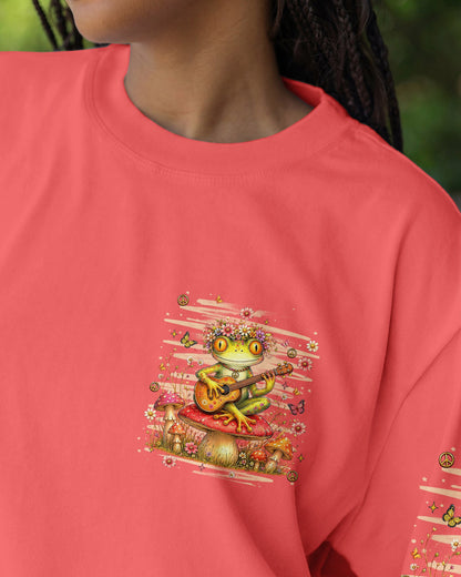 WHISPER WORDS OF WISDOM LET IT BE FROG ALL OVER PRINT  - TLHN0107264