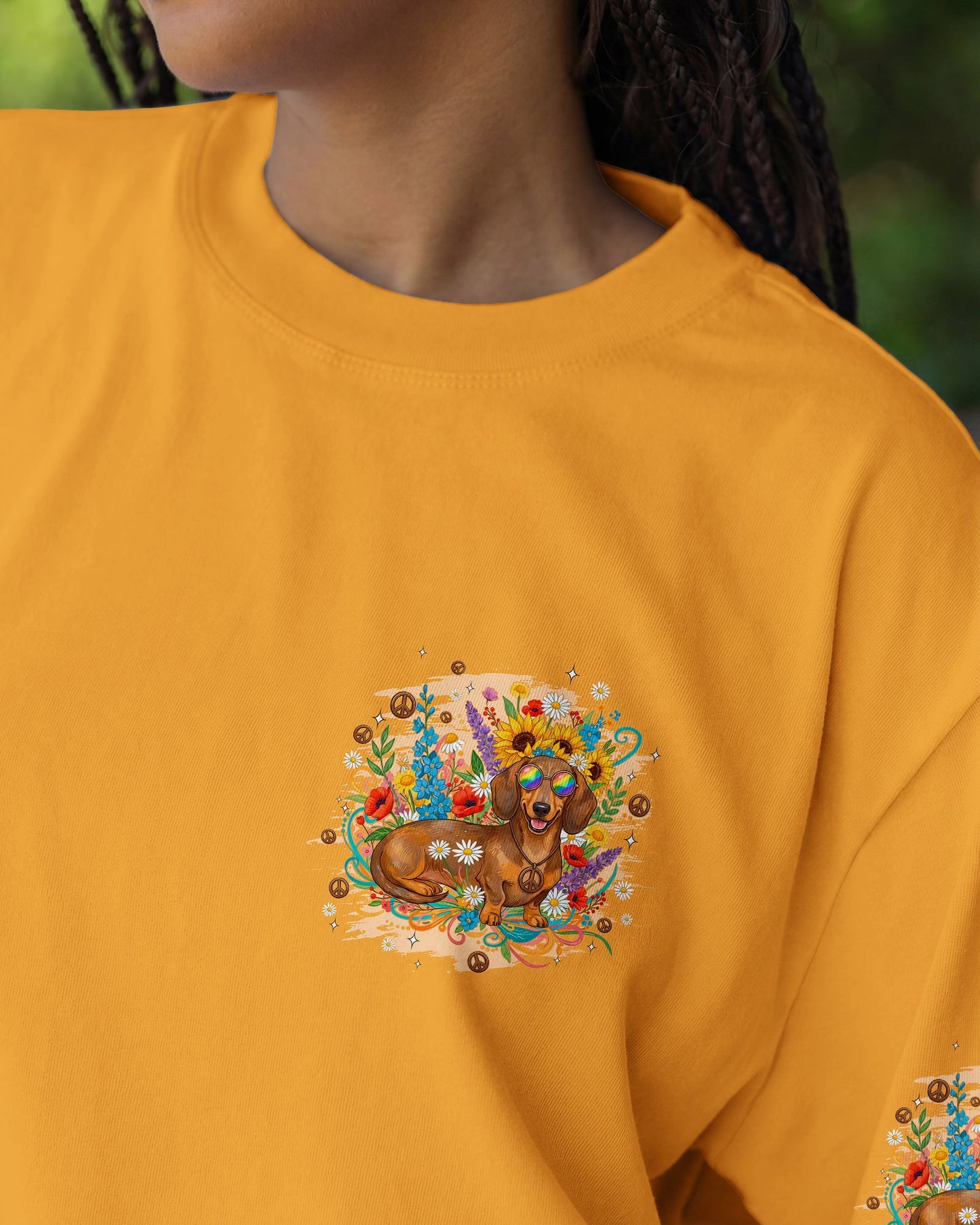 IN A WORLD WHERE YOU CAN BE ANYTHING BE KIND DACHSHUND ALL OVER PRINT - TYQY1104261