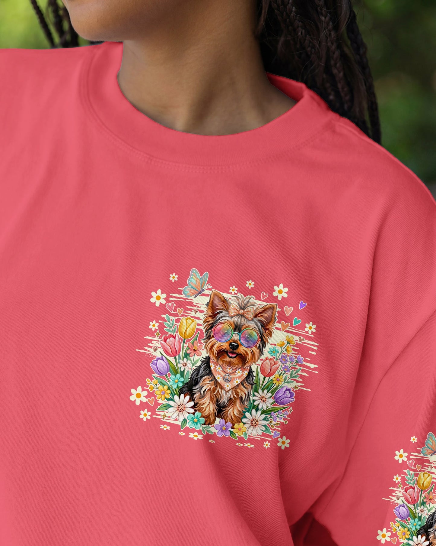 WHISPER WORDS OF WISDOM LET IT BE YORKSHIRE TERRIER DOG ALL OVER PRINT - TY0405264