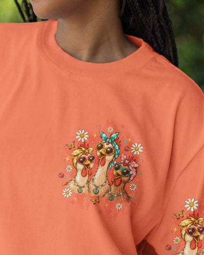 LET'S GO GIRLS CHICKEN ALL OVER PRINT - TLTW0107267