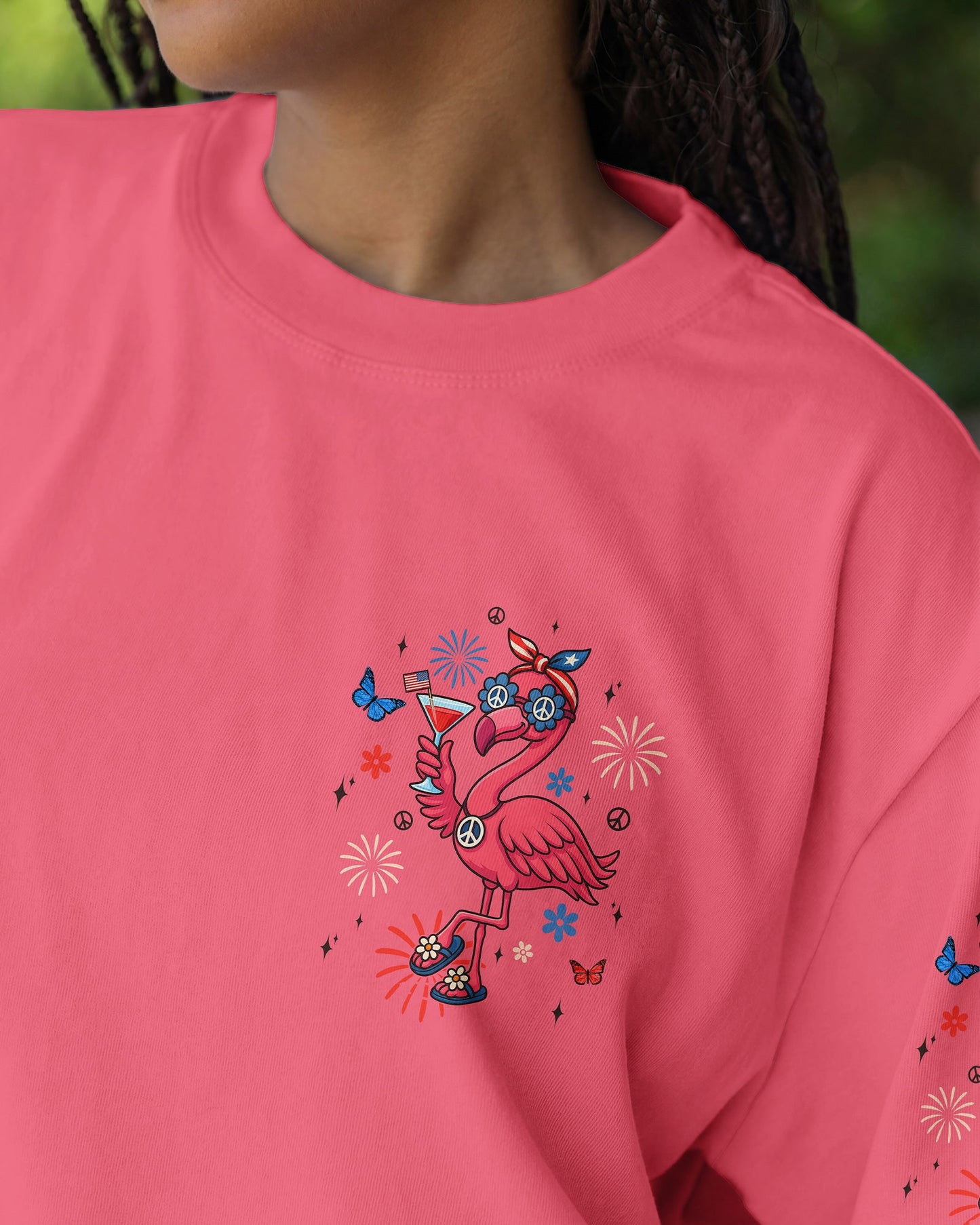 PRETTY IN PINK FLAMINGO ALL OVER PRINT - TYLN0304261
