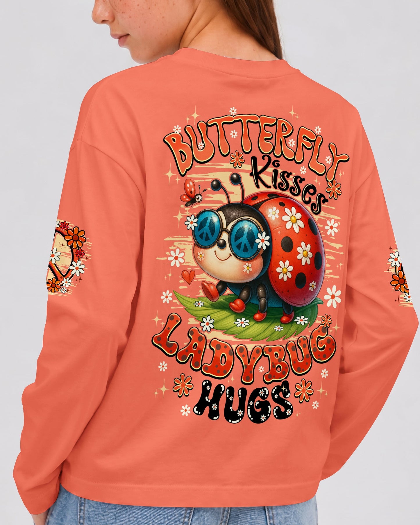BUTTERFLY KISSES AND LADYBUG HUGS KIDS ALL OVER PRINT - TYQY1006262