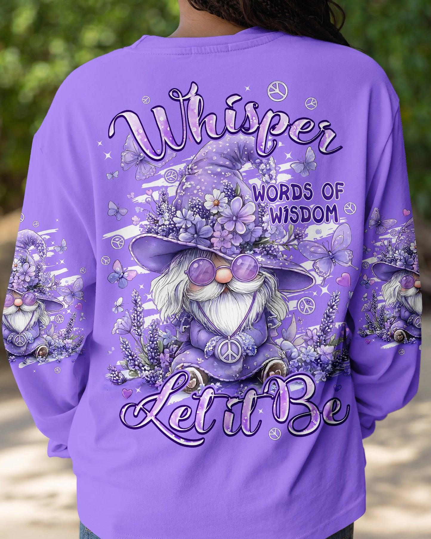 WHISPER WORDS OF WISDOM LET IT BE GNOME ALL OVER PRINT - TYPQ2406263