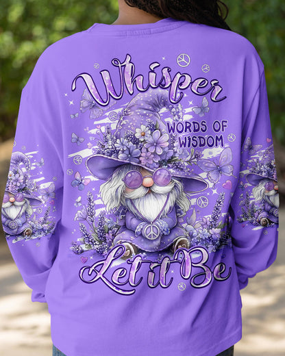 WHISPER WORDS OF WISDOM LET IT BE GNOME ALL OVER PRINT - TYPQ2406263