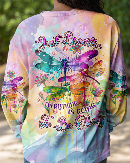 JUST BREATHE DRAGONFLY ALL OVER PRINT - TYPQ1205262