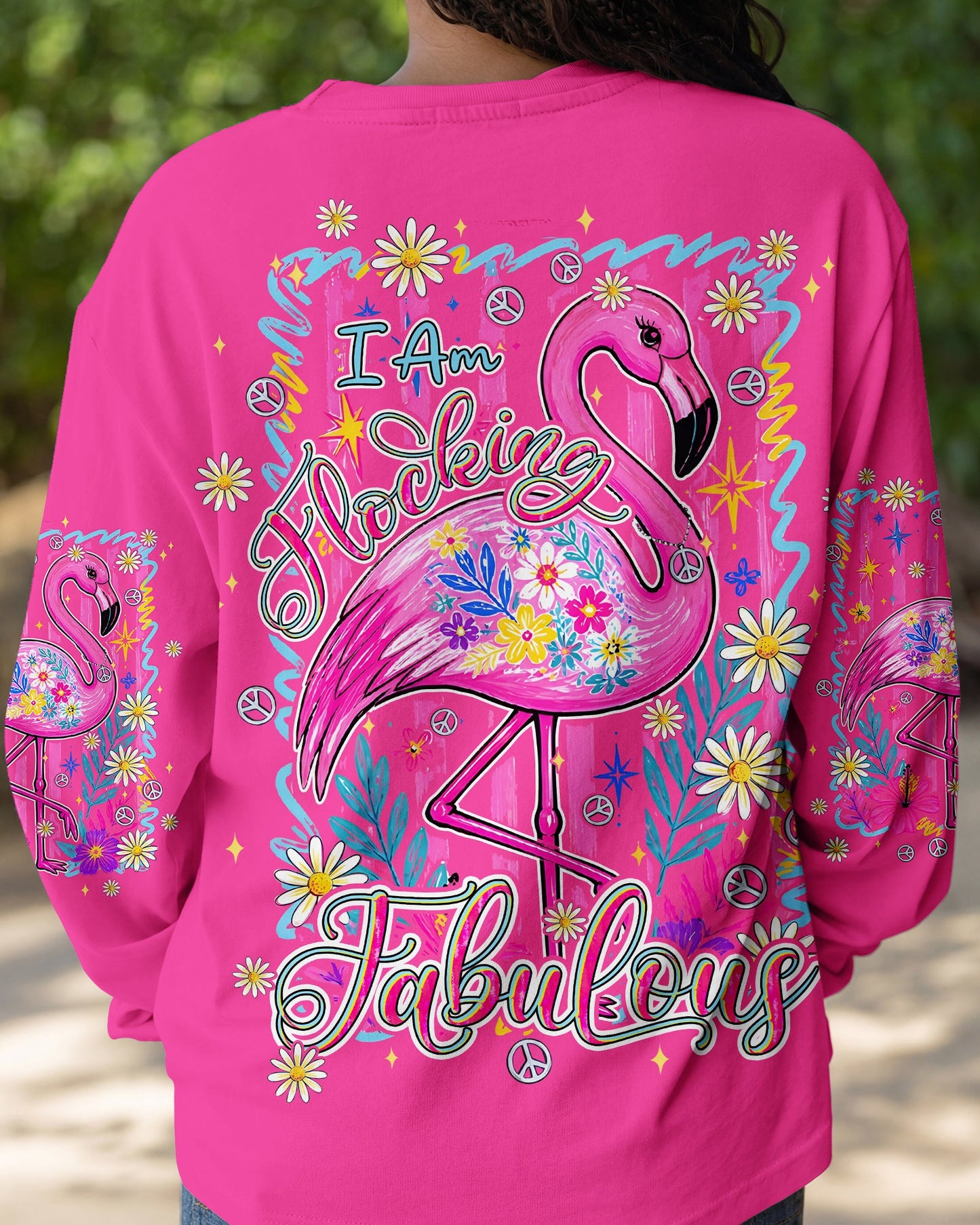 I'M FLOCKING FABULOUS FLAMINGO ALL OVER PRINT - TYPQ0107261