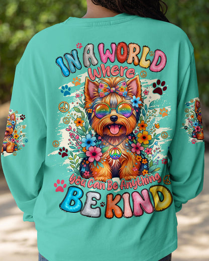 BE KIND YORKSHIRE TERRIER DOG ALL OVER PRINT - TYQY1405261