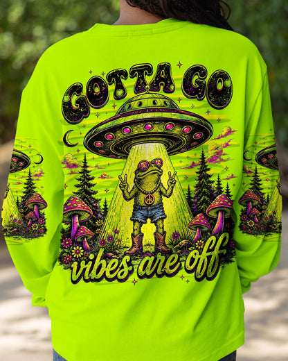 GOTTA GO VIBES ARE OFF FROG ALL OVER PRINT - TLNT1906261