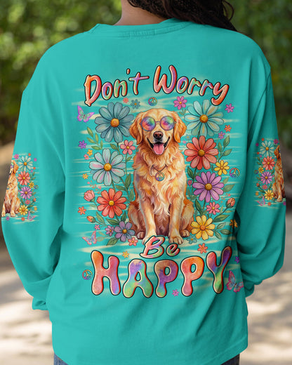 DON'T WORRY BE HAPPY GOLDEN RETRIEVER ALL OVER PRINT - TYLN0405262
