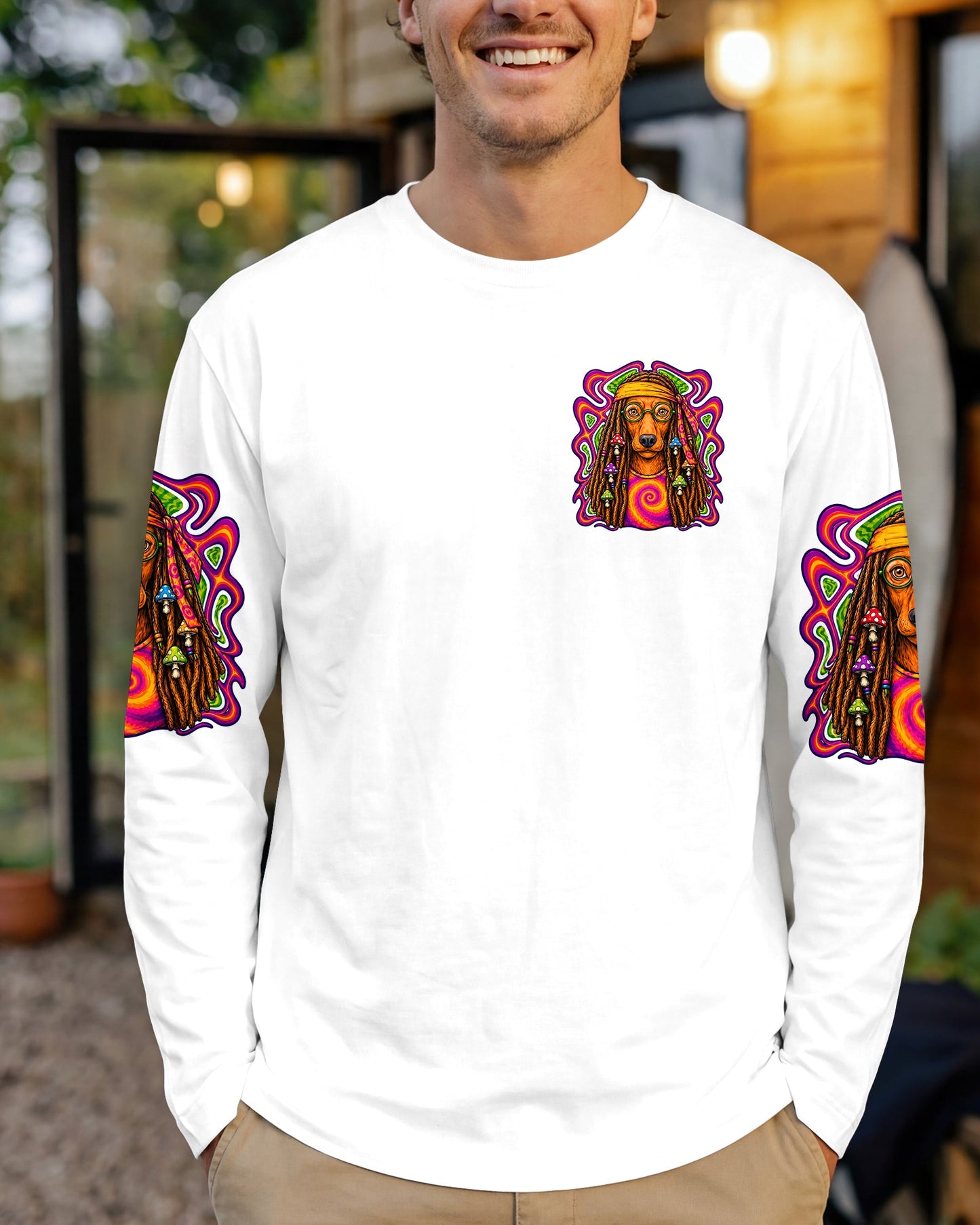 DACHSHUND DAD DOG ALL OVER PRINT - TLHN2705263
