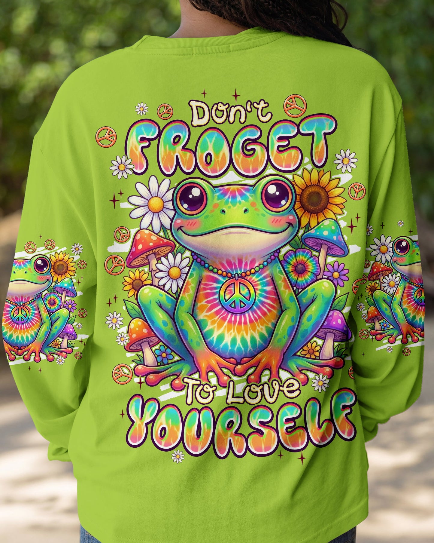 DON'T FROGET TO LOVE YOURSELF ALL OVER PRINT - TYPQ0907262