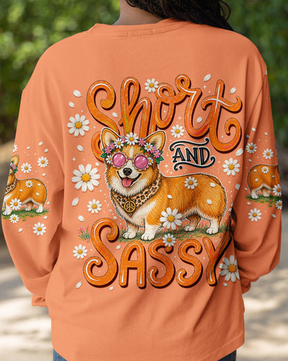 SHORT AND SASSY CORGI DOG ALL OVER PRINT - TLNT0906263