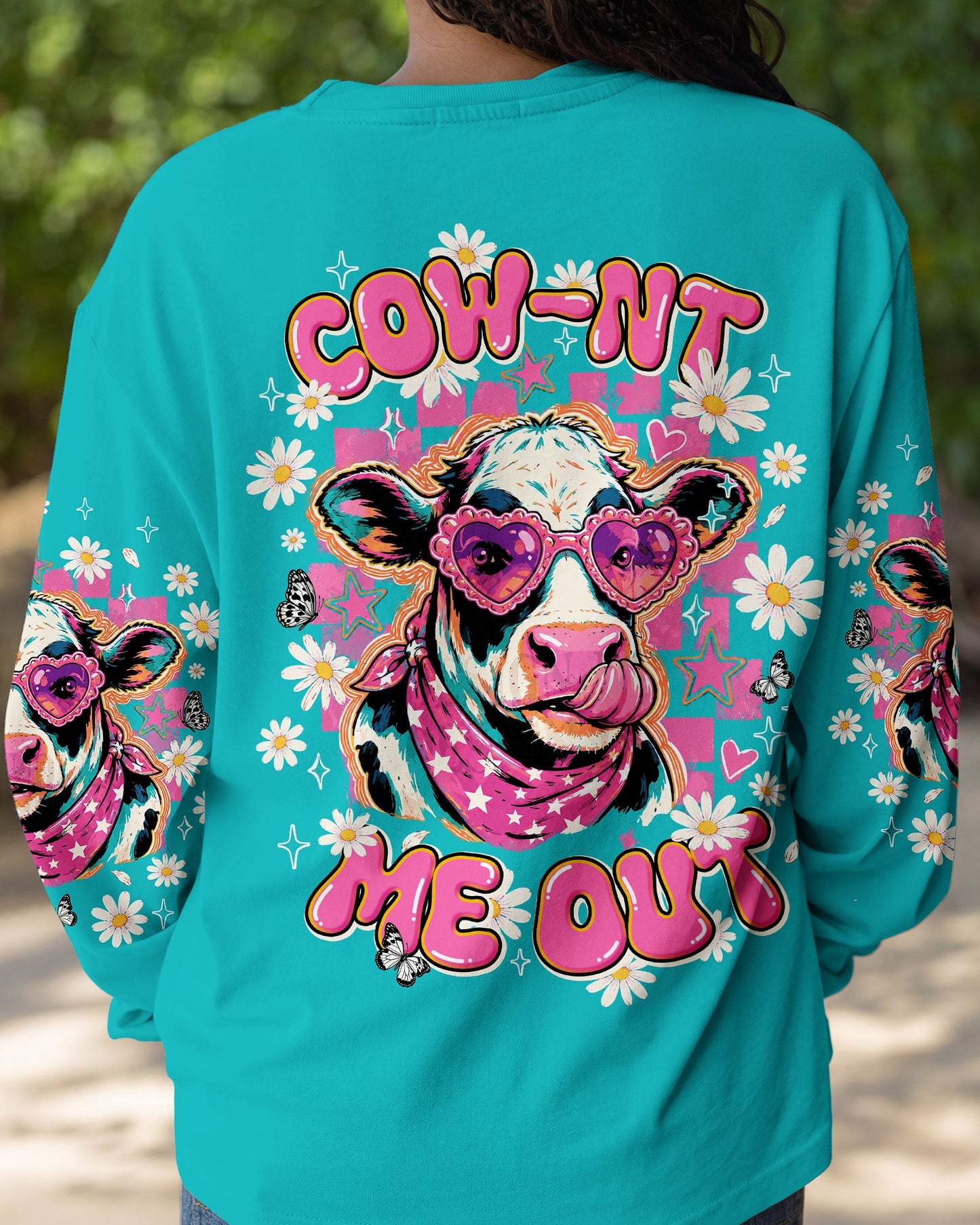 COW-NT ME OUT FUNNY ALL OVER PRINT - TLNT1306262