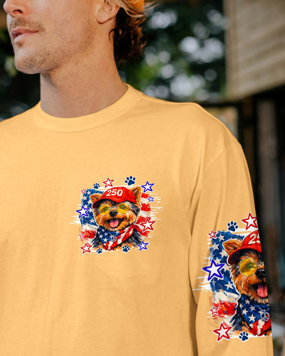 JUST BREATHE YORKSHIRE TERRIER DOG ALL OVER PRINT - TY1405262