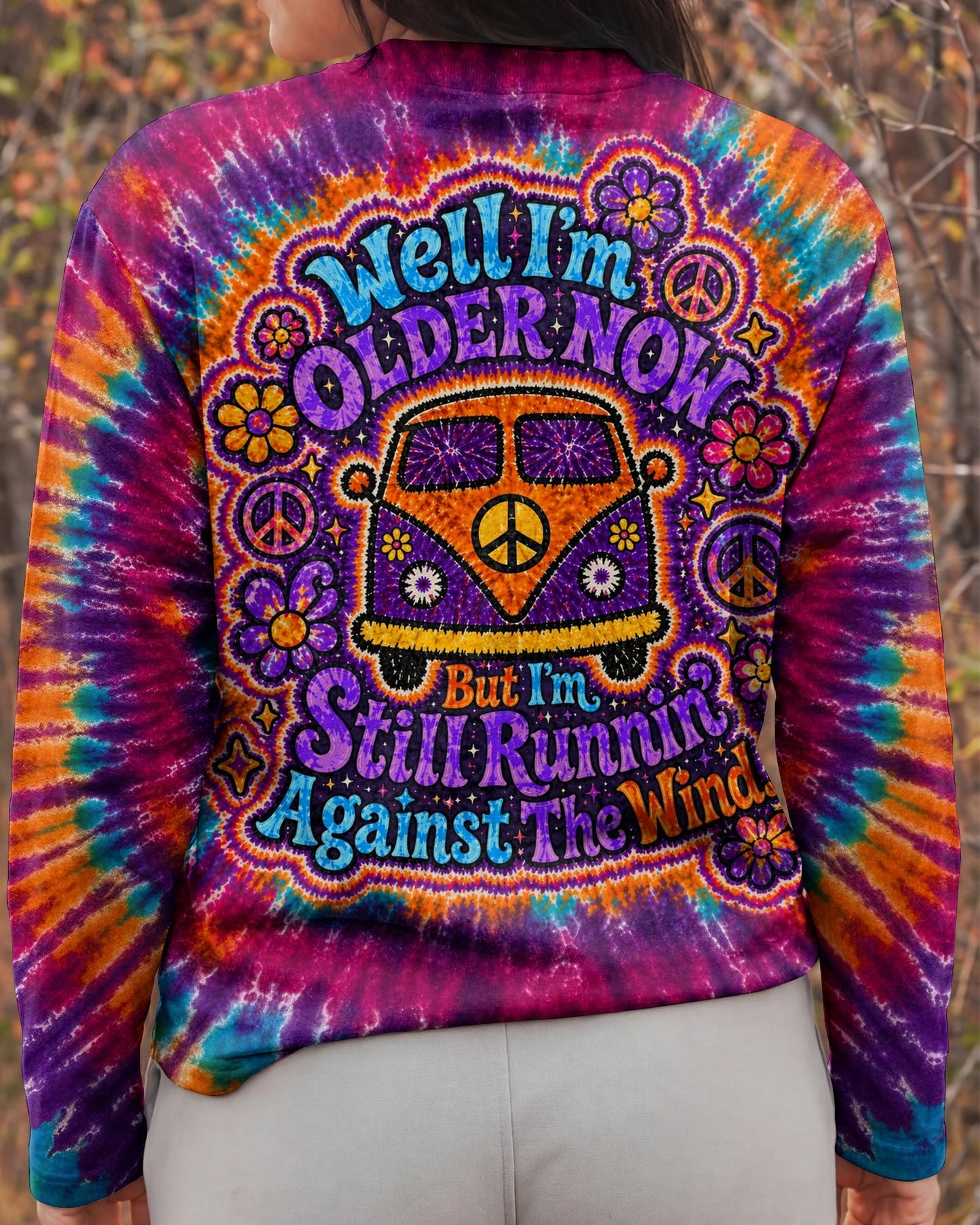 RUNNING AGAINST THE WIND BUS SWIRL ALL OVER PRINT   - TLTW2404263