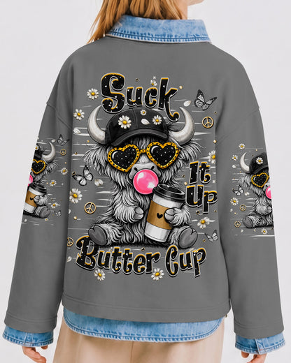 SUCK IT UP BUTTERCUP COW KIDS ALL OVER PRINT  - TLHN0806264