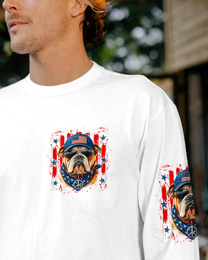 RUNNING AGAINST THE WIND BULLDOG ALL OVER PRINT - TYLN0405263