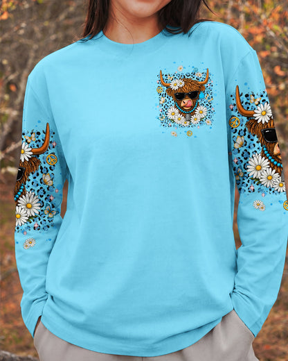 CRAZY HEIFER DOWN THE STREET COW ALL OVER PRINT  - TLNT2406262