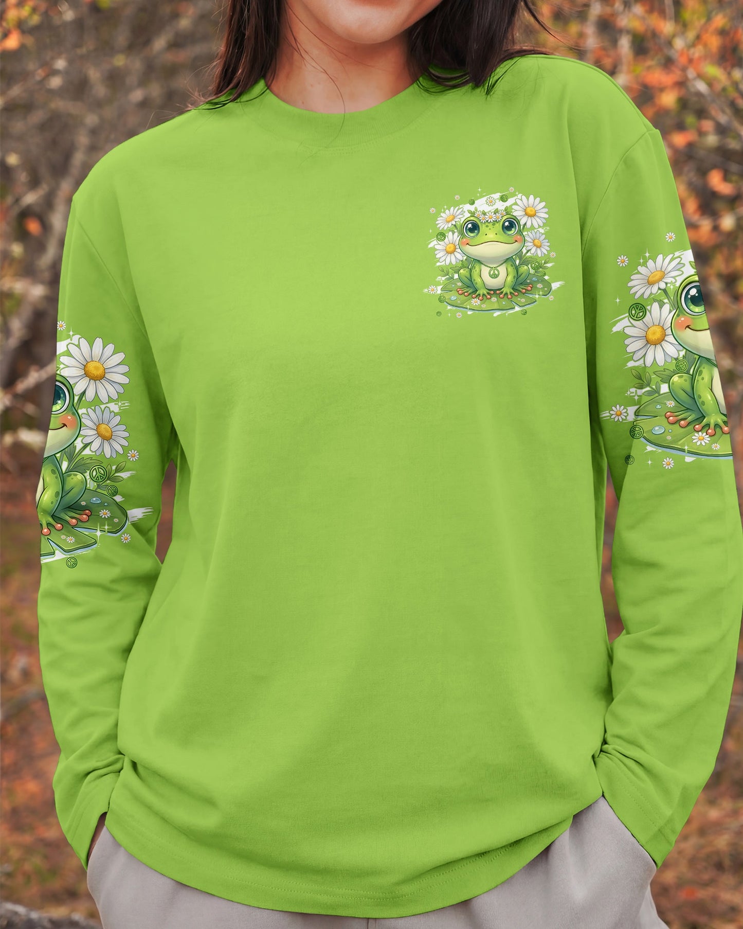 JUST BREATHE FROG ALL OVER PRINT - TYPQ2606261