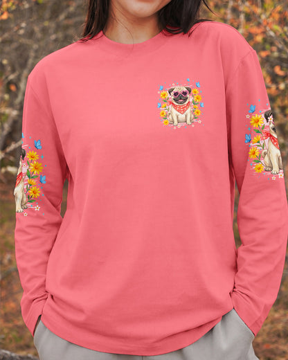 WHISPER WORDS OF WISDOM LET IT BE PUG DOG ALL OVER PRINT - TYPQ2404262