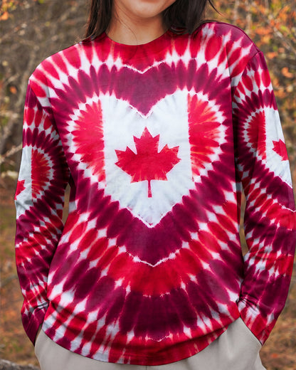 CANADA FLAG HEART ALL OVER PRINT - TYPQ1106261