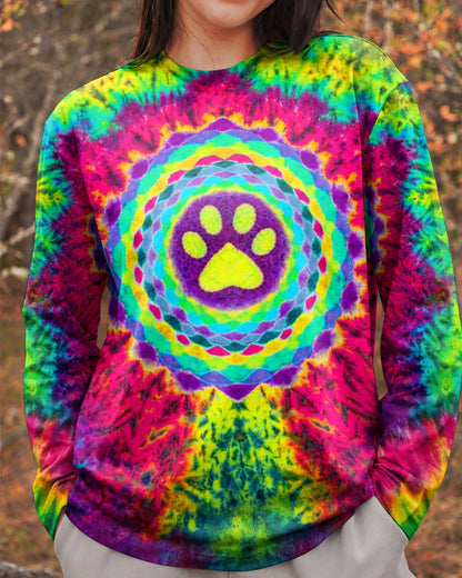MANDALA PAW PRINT  SWIRL ALL OVER PRINT  - TLTW0304261