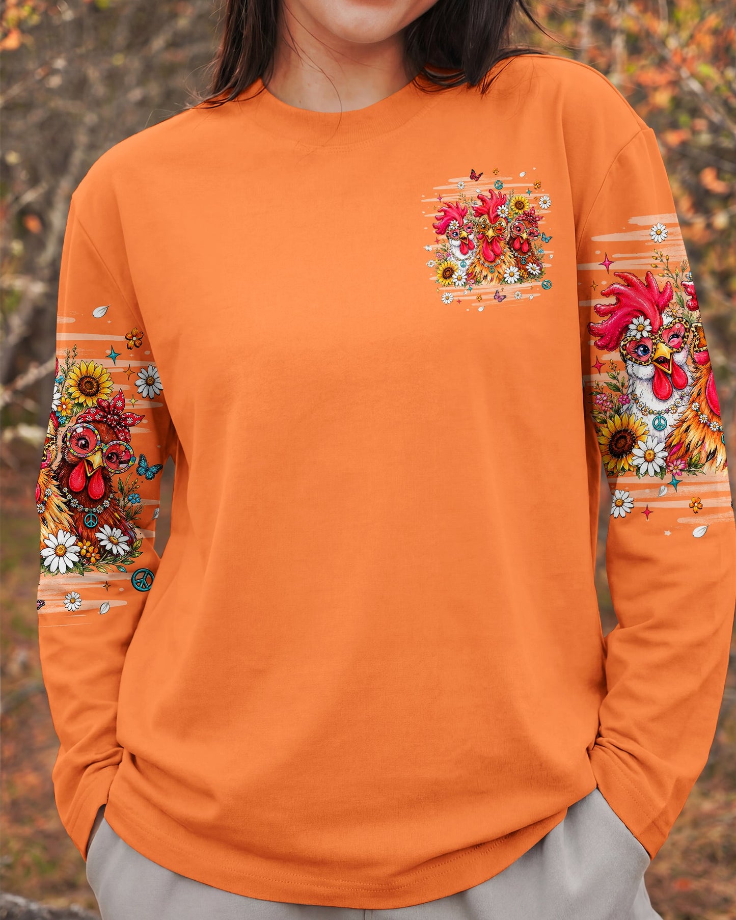 LET'S GO GIRLS CHICKEN ALL OVER PRINT    - TLHN2506262