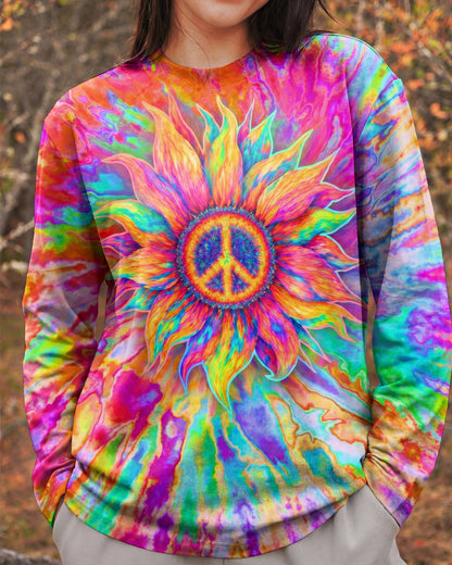 SUNFLOWER LIQUID ART  ALL OVER PRINT - TLTW0907261