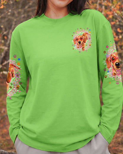 WAIT FOR ME I HAVE LITTLE LEGS DACHSHUND DOG ALL OVER PRINT - TYPQ2605262