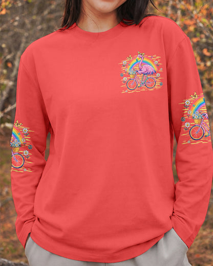 BE HUMBLE BE KIND FLAMINGO ALL OVER PRINT  - TLHG0107264